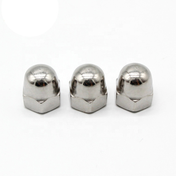 Stainless Steel Domed Hex Caps