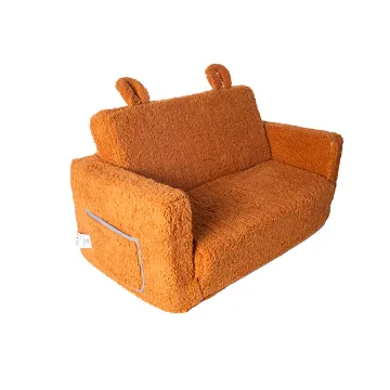 Washable Foldable Plush Deer Baby Sofa Chair