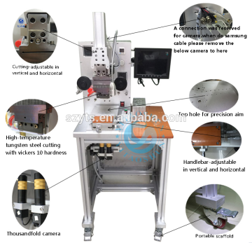 Automatic Flex cable repair pressure ACF/FPC bonding machine For phone LCD Touch Display Repair FPC Flat Cable