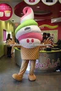 outdoor walking Fruit Micheal farrah mascot icecream costume