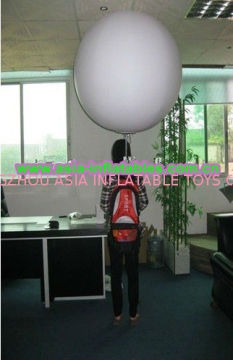 Compare Walking Advertising Inflatable Backpack Balloon With 210t Polyester Cloth