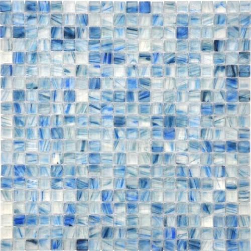 Transparent like a blue mosaic apartment