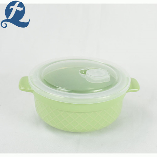 Hot sale low price relief binaural soup pots