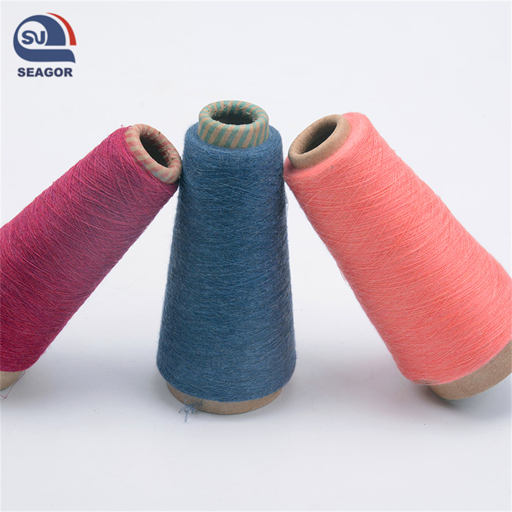 Soft seaweed fiber yarn for weaving