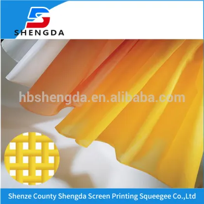 Shengda screen printing mesh made in china(yellow and white mesh 6T-165T)