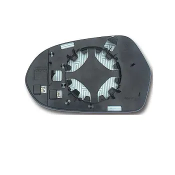 Replacement Mirror Glass for Left and Right Side Rearview Mirrors for 2011-2015 Audi A6: Heated and Non-Heated Options