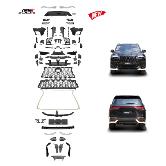 GBT 2024 LX600 Sport Model Conversion Kit for 2022-On Lexus LX 570 Exterior Bumper Grill Accessories