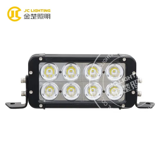 High Power Offroad Double Row 8inch 80W Cree LED Light Bar for Snowmobile, Bulldozer, Crane, Forklift