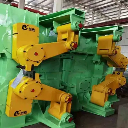 Automotive parts manufacturing flying shears