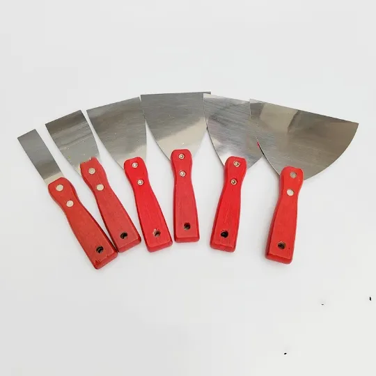 Stainless Steel Putty Knife with Wood Handle