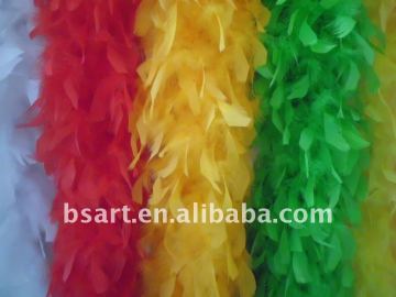 rainbow marabou Feather boa for party supplies