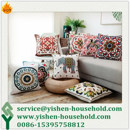 Yishen-Household NO MOQ embroidery sofa cushion cover