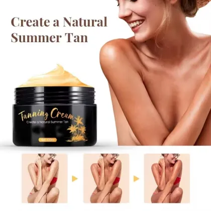 Custom Tanning Cream for Skin Tone: Body Sun Bed Carrot Tan Dark Brown Solution