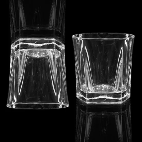 Handmade 200ML Sublimation Whisky Glass Whisky Old Fashioned Glass