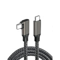 USB C Monitor Cable 6.6ft Right Angle