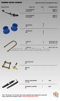 Daihatsu accessories