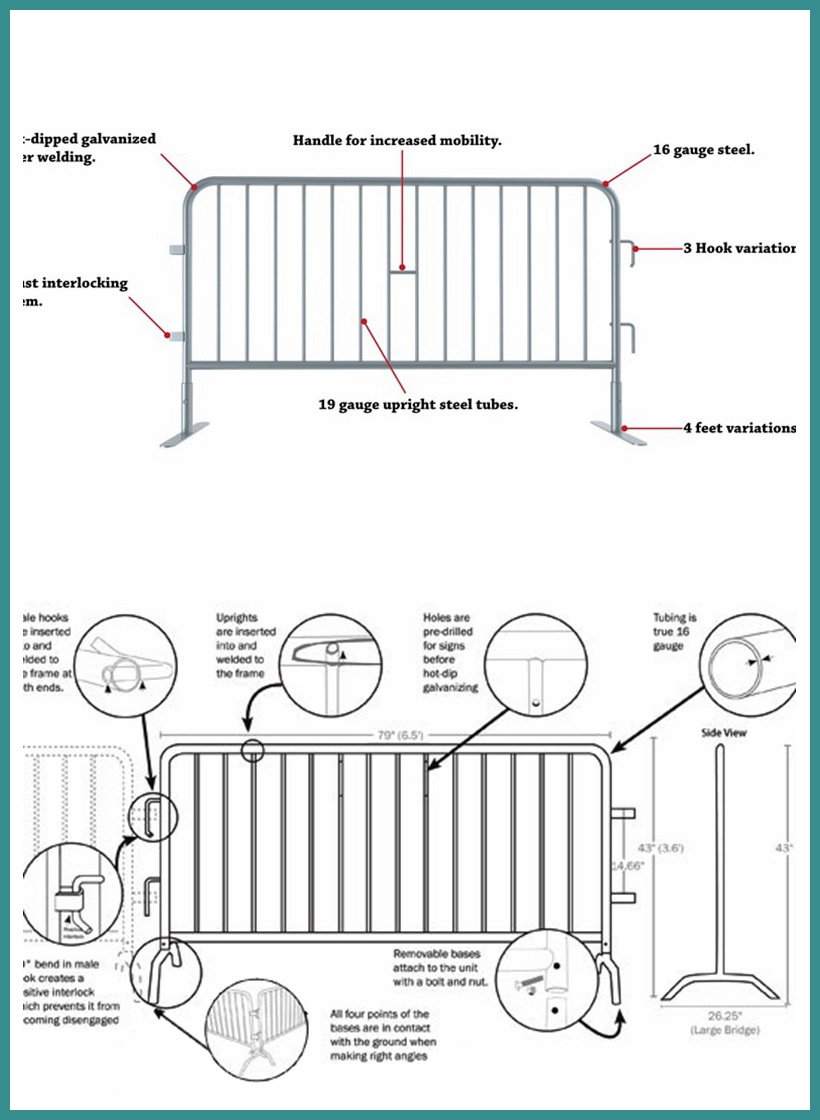 Crowd Control Barrier04