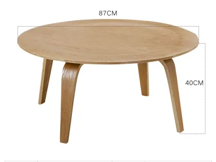 Eames Plywood Table with Veneer