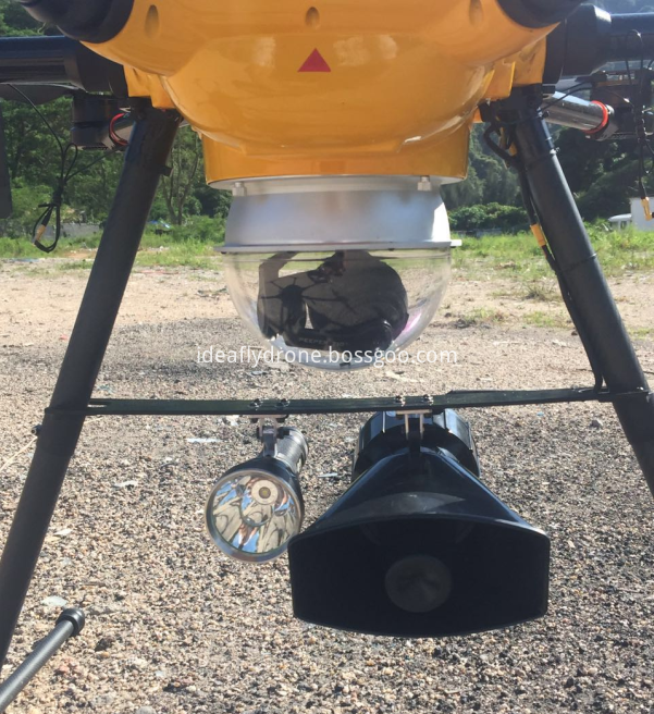 Drone With Louderspeaker