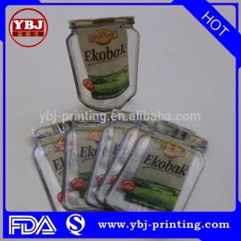 Resealable plastic zipper bag for food,snack and sauce and nuts