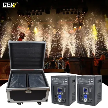 Fountain Fire Works Sparkler Cold Spark Machine with Flight Case for Weddings