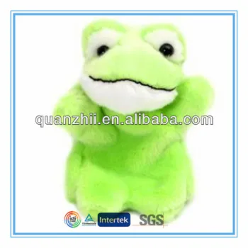 Frog hand puppet
