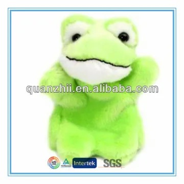 Frog hand puppet