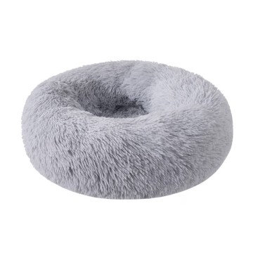 Luxury Round Designer Plush Pet Beds for Dogs and Cats