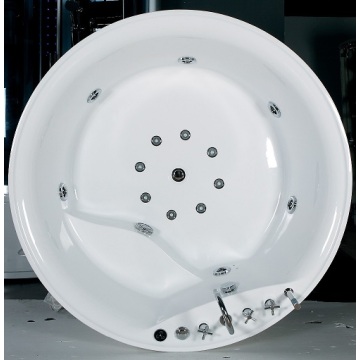 One Piece Acrylic Sheet Round Freestanding Acrylic Bathtub