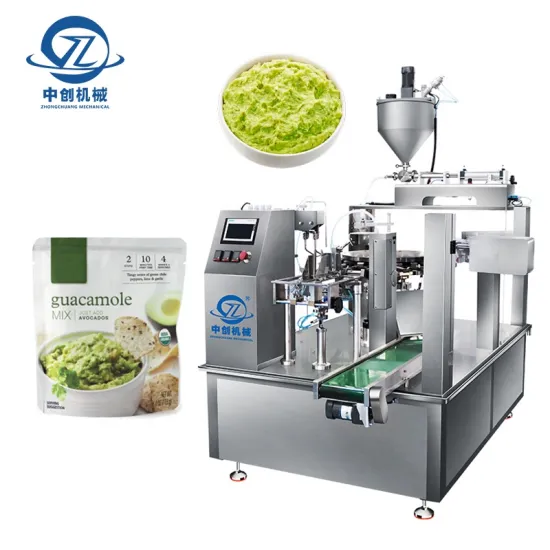 Chinese Guacamole Sauce Viscous Liquid Packaging Machine