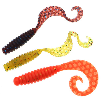 65mm 2.5g Soft Worm Fishing Lure - Attractive Artificial Wobbler Bait
