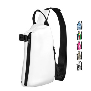 Customized 13" Triangle Cross Strap Chest Bag - Factory Wholesale Men's Crossbody Bag with Phone Pocket