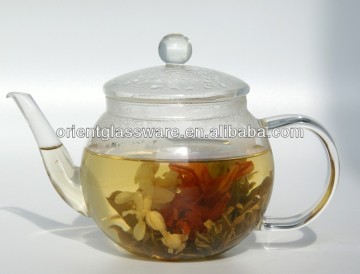Pyrex heat resistant glass pitcher