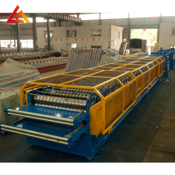 Doppelschicht Wellblecher T18 IBR Dachblech Rollenformmaschine
