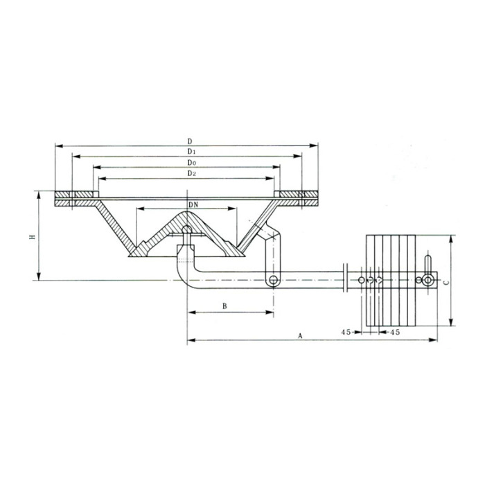 Клапан очистки ручной пыли