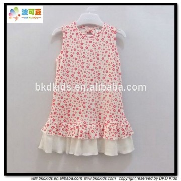 BKD2015 organic cotton little girl dresses