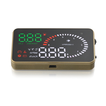 Universal Car Safe Driving Digital Speedometer and Voltage HUD Display X6 OBD2