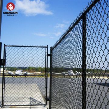 Clôture de maille cyclone de liaison de chaîne commune en revêtement en PVC