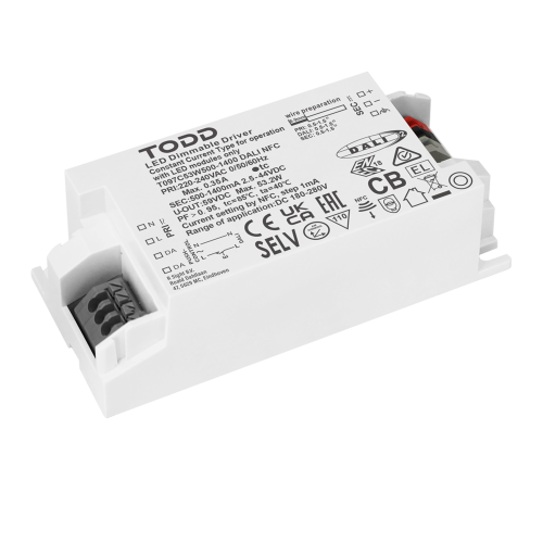 Dimmable Driver 53W500-1400 DALI NFC