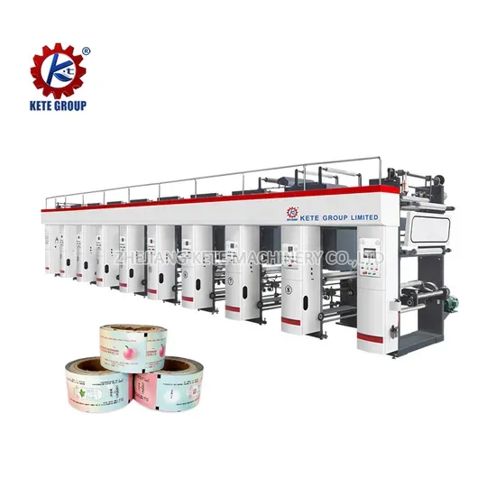 2 4 6 Colors Gravure Printing Machine for Nylon Aluminum Foil