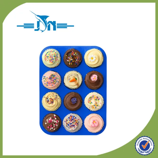 12 cavities wedding cup cake mold jelly mold