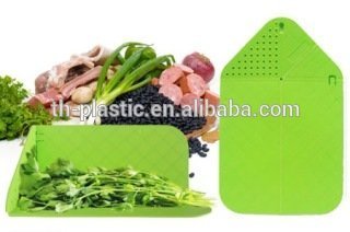 Plastic Folding chopping board, cutting board with holes,Folding Chopping Board