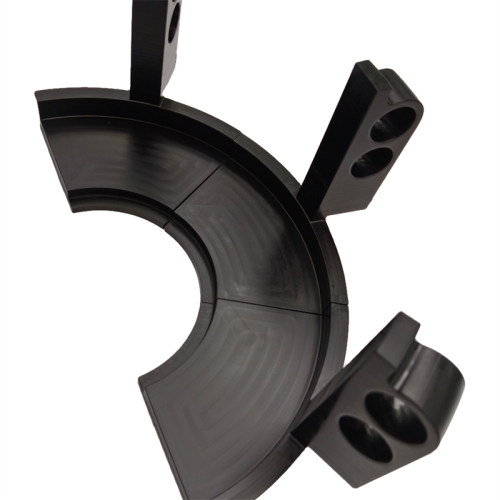 Instrument Plastic parts CNC Black Steel Pom-C