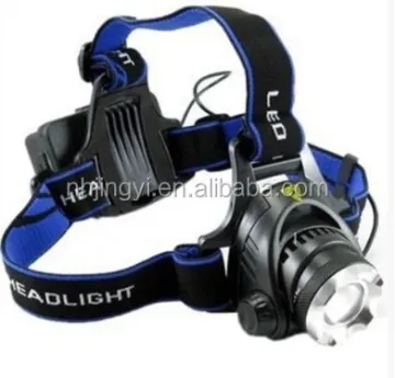 1000 Lumen Adjustable T6 LED Rechargeable Headlamp for Outdoor and Camping with AA Battery Compatibility