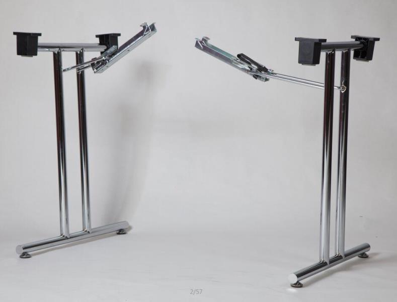 Eletroplato de aço fundido Tabela de mesa de base pesada altura de dobra dobrável pernas industriais personalizadas para uso interno e externo