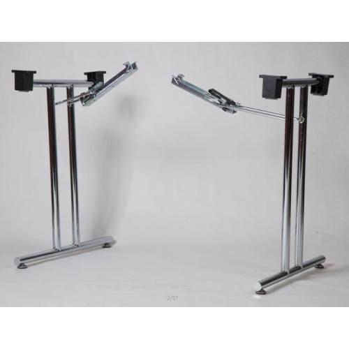 Eletroplato de aço fundido Tabela de mesa de base pesada altura de dobra dobrável pernas industriais personalizadas para uso interno e externo