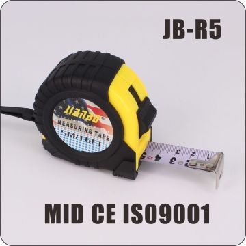 Construction Tools Rubber Case Stainless Measuring Tape