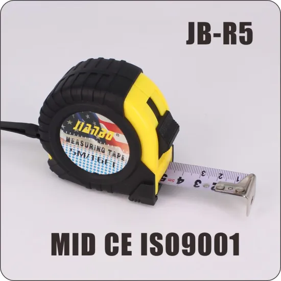 Construction Tools Rubber Case Stainless Measuring Tape