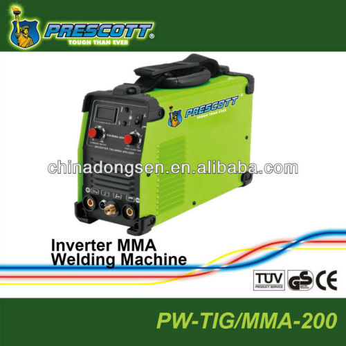 high quality TIG/MMA-200 IGBT 1phase 200Amps Inverter welding machine