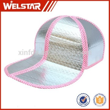Cheap Straw Hat Beach Cap Sun Hat , Sun Helmet with Aluminium Coating